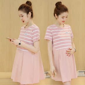 怀孕妇装夏装连衣裙