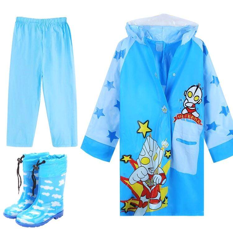 套装雨衣小孩男童女孩全身2-3-4-5-6-7-8岁雨裤分体儿童防水雨衣