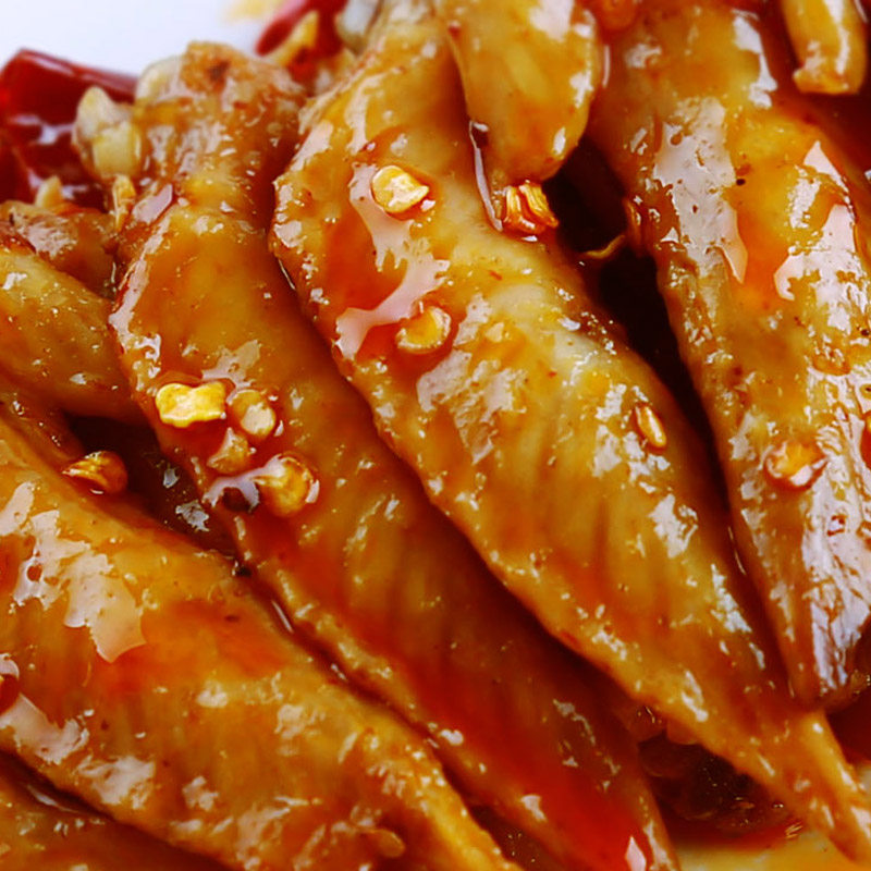 热销鸡翅尖_【皇冠店铺 新鲜现做】麻辣鸡尖鸡翅尖香辣鸡翅零食熟食