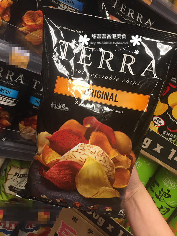 美国_香港代购 美国进口terra泰拉 天然地中海异国风情蔬菜薯片无添加