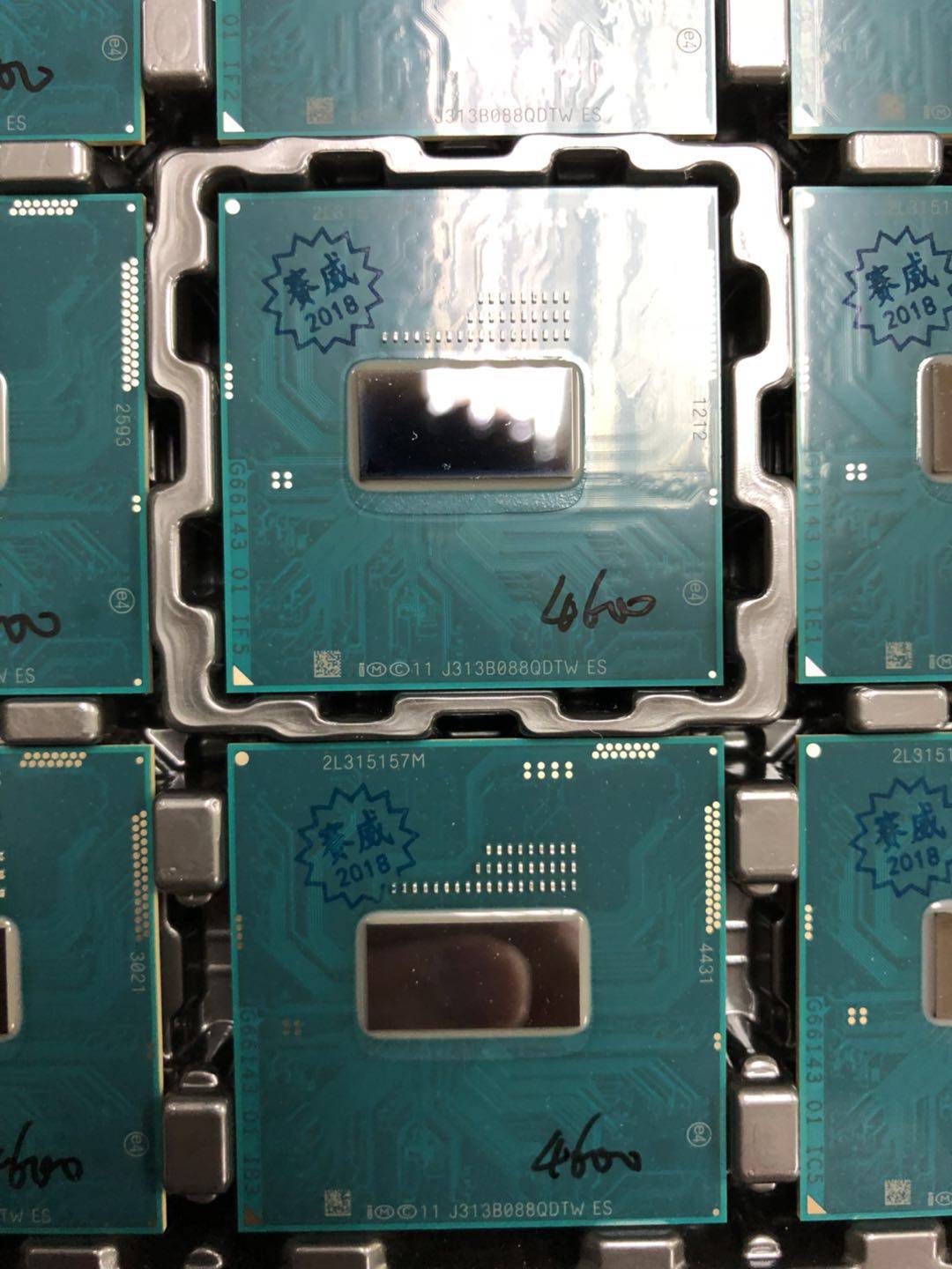 笔记本cpu_i7 4600m 4610m 原针 399元 讲价别来 37w 笔记本cpu pk