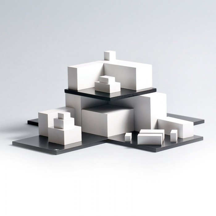 naef tectus立方体建筑模型积木 设计师创意 儿童成人