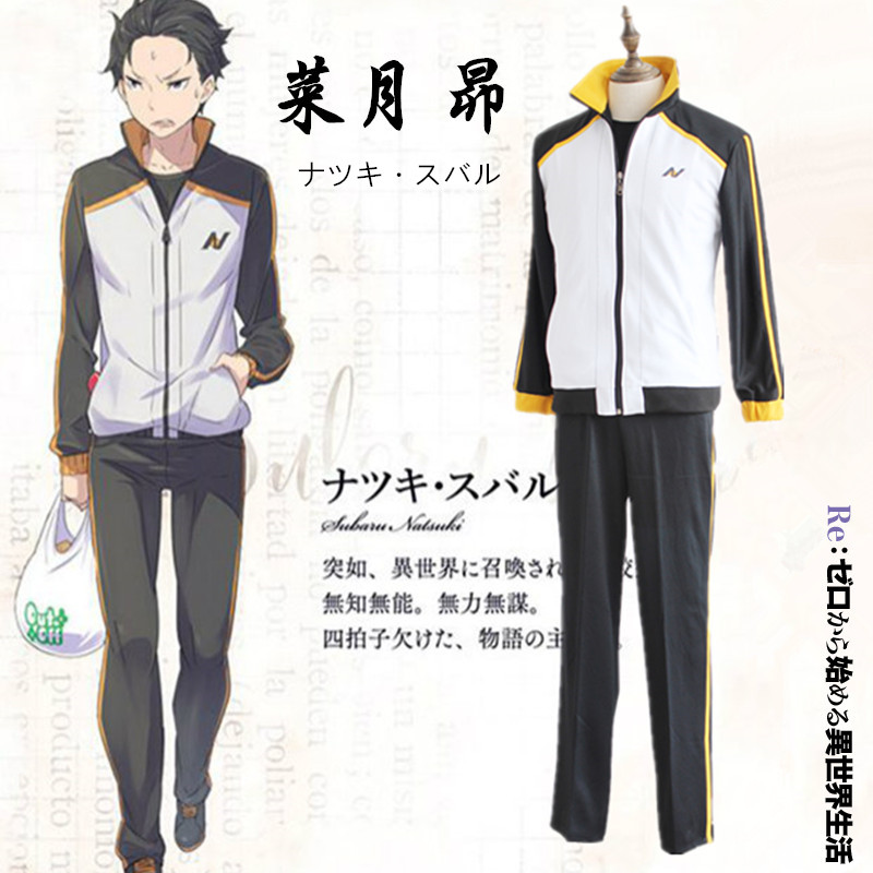 从零开始的异世界生活菜月昴cos服运动cosplay