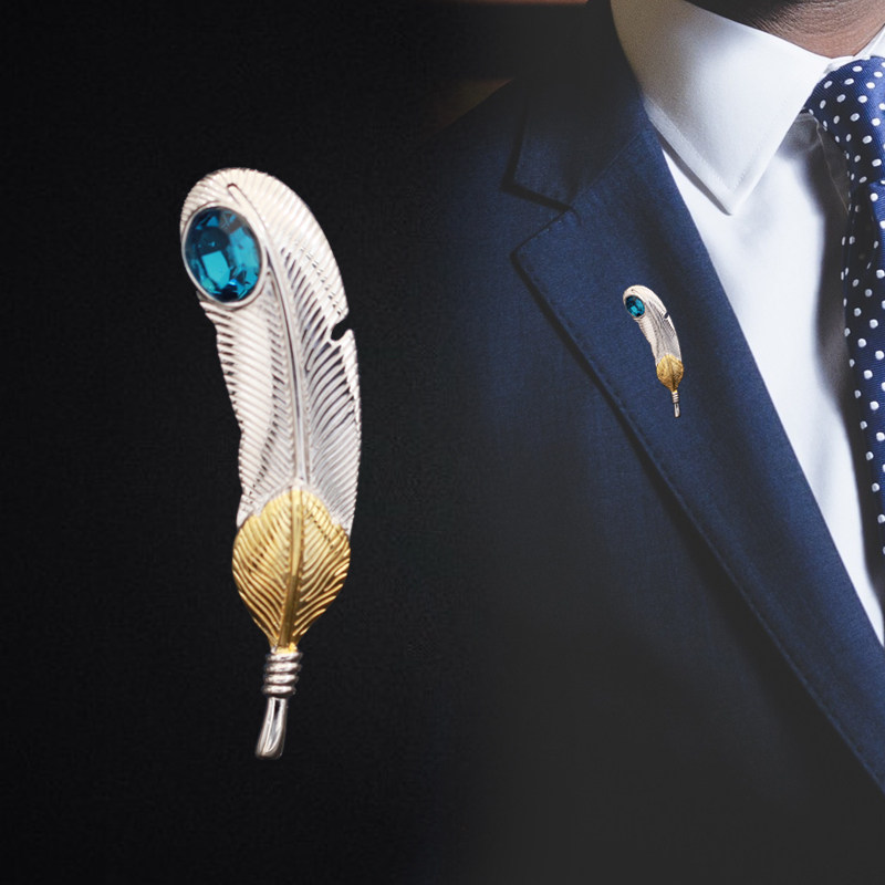 西装胸花胸针男配饰大额优惠券