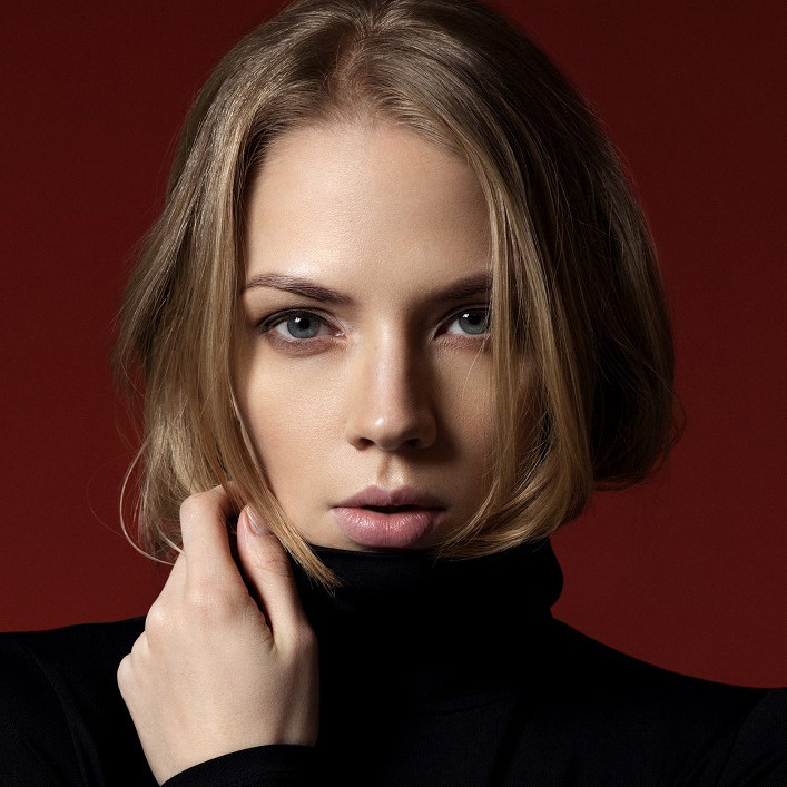 网拍超模女外模服装精拍 大牌自然甜美女模特拍摄外模veronika