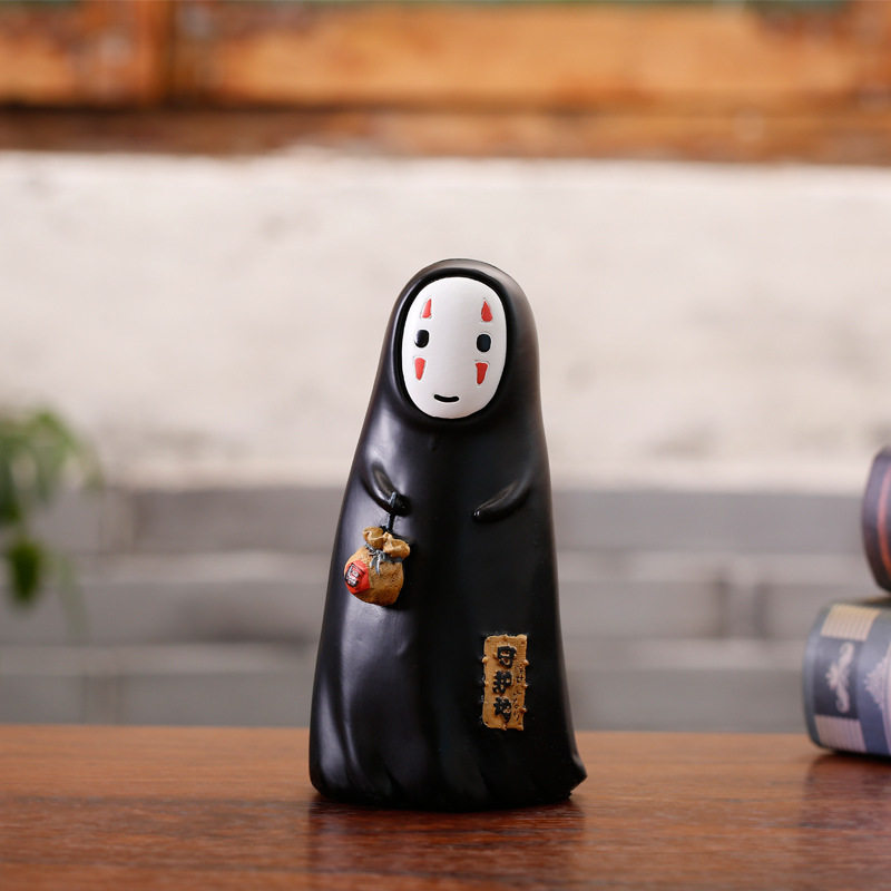 无面男摆件_西庸 千与千寻双面无脸男储蓄摆件厂家树脂工艺礼品新奇特
