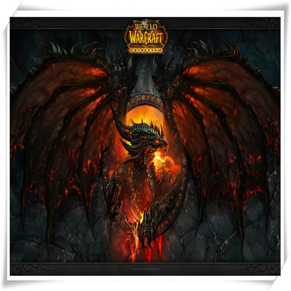 一折拼图定制1000片_定制魔兽世界黑龙军团首领巨龙死亡之翼1000片