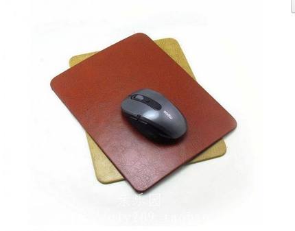 头层牛皮真皮鼠标垫 头层牛皮 手工皮料 光面皮料 手工diy皮料_7折
