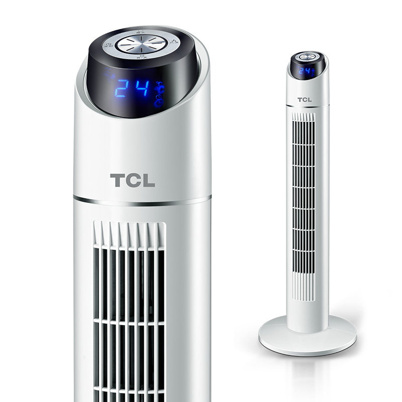 tcl电风扇落地扇_tcl电风扇家用塔扇遥控定时落地扇摇头静音大厦台式