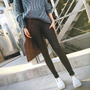 TAKIYAS SHOP 独家 涂层仿PU皮感 加绒修身显瘦打底裤/legging