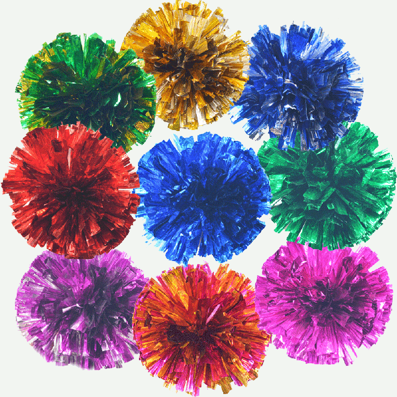 一折啦啦花球 手摇花_啦啦球运动会开幕式手拿道具l啦啦花球啦啦队