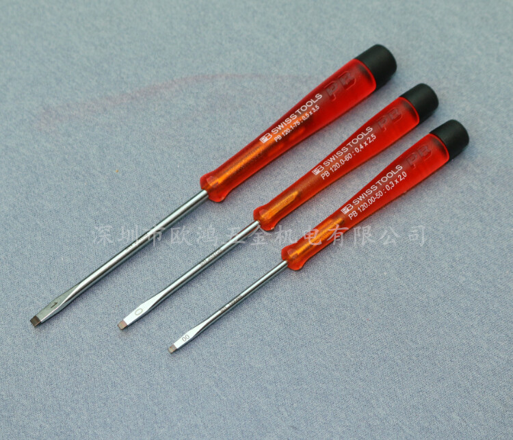 进口瑞士pb工具 带旋转盖精密电子一字螺丝刀 pb 120.00 0 1
