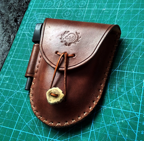 bushcraft 户外 火镰包 火镰套 收纳包 头层牛皮纯手工制作