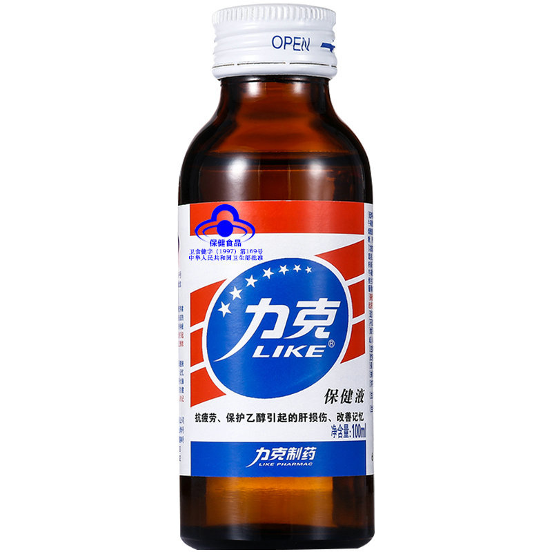 保健茶_降低血液醉酒精浓度养护肝片茶解醒酒 力克保健液 100ml/瓶