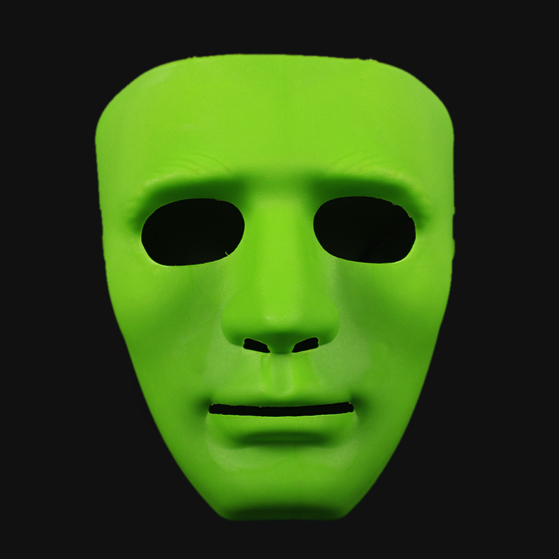 面具_绿色厚款面具jabbawockeez假面舞客齐舞表演街舞面具万圣节全脸