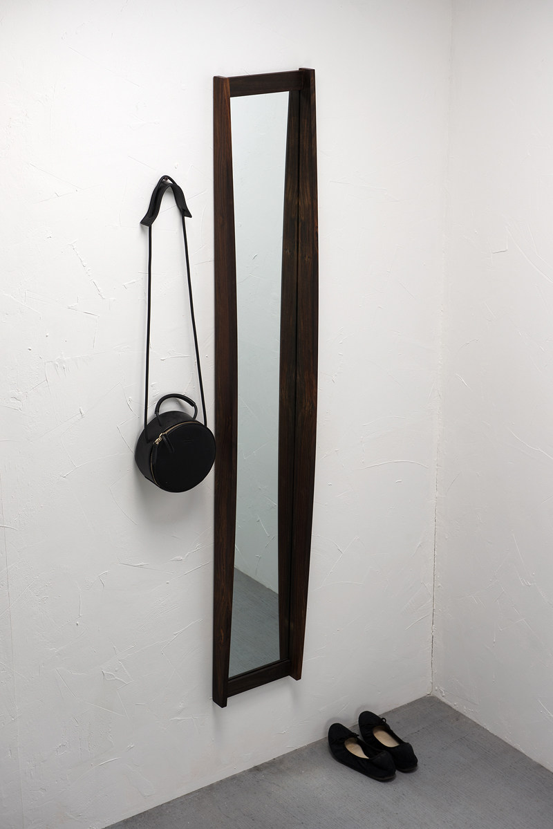 古木生花原创创意全身镜 长条镜 多功能实木装饰镜壁挂镜 试衣镜