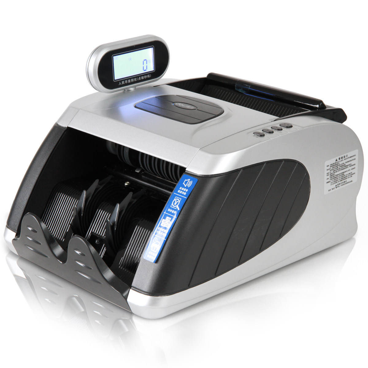 得力点钞机3901升级新版人民币银行专用验钞机小型便携智能数钱机