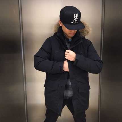 eider 韩国代购 2017冬男户外短款防水保暖羽绒服 dmw17569_7折现价