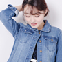 双乘记 城市部落 永恒经典款蓝色翻领牛仔服夹克外套 春秋女特