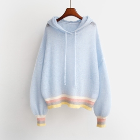 韩版毛衣开衫马海毛