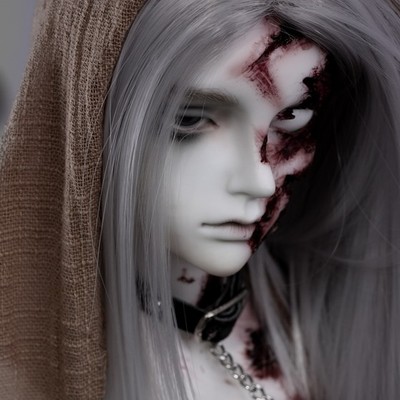 dk万圣节限量版bjdsd人偶男娃大叔娃伽罗丧尸版免邮