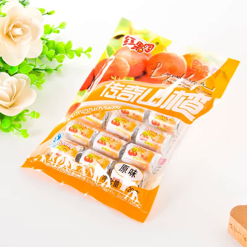 开胃山楂片120g健康零食迷你山楂宝宝儿童山渣 条果脯蜜饯山东特