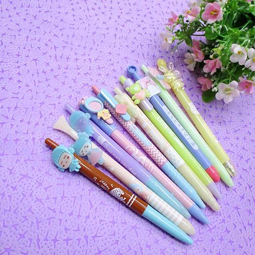 学生12南韩圆奇异南韩包邮圆珠笔专用圆珠可爱清新可爱卡通文具