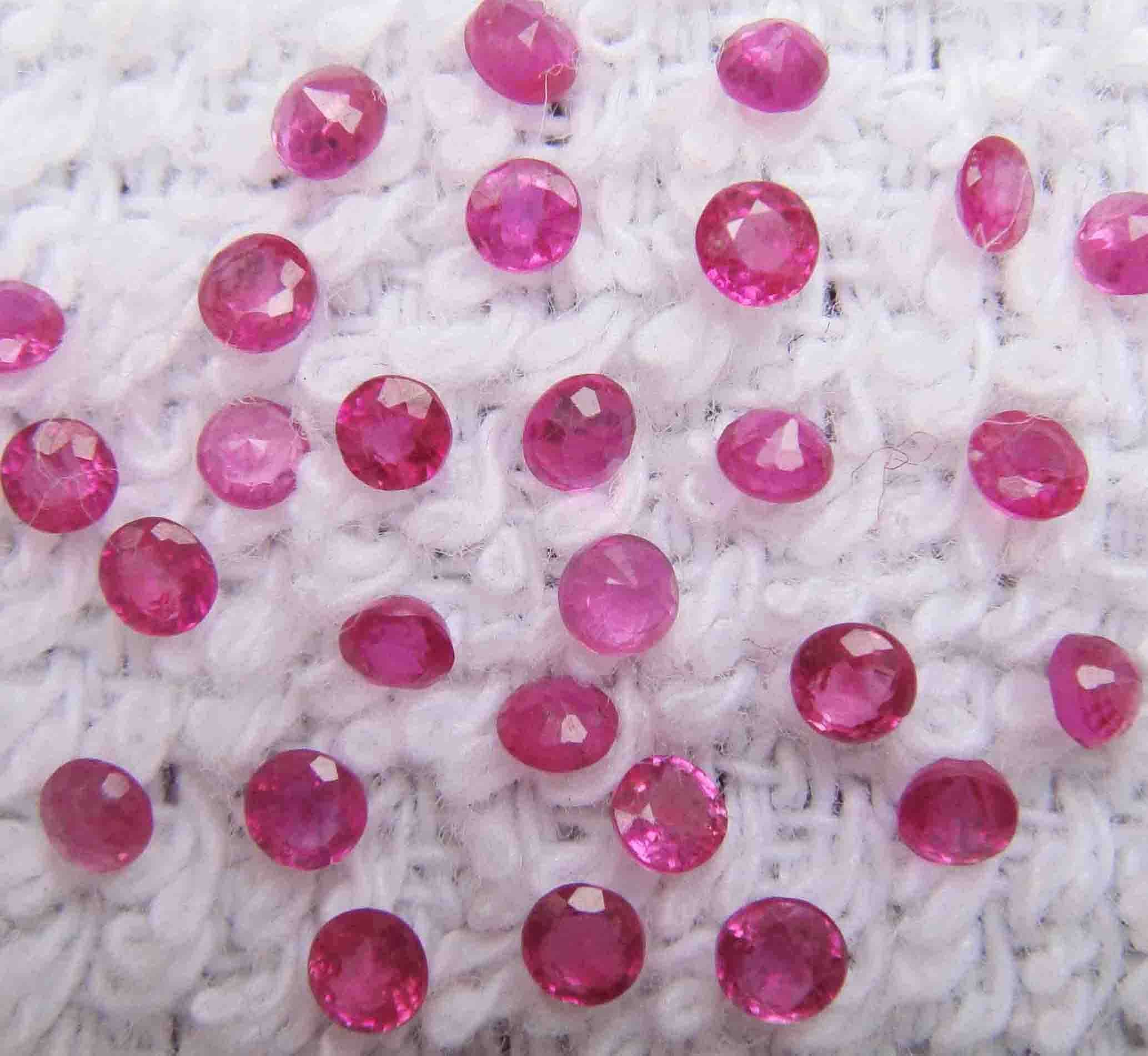 天然红宝石_色泽好净度透亮缅甸天然红宝石裸石 戒面 配石 圆2-2.