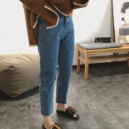 拓gu 品牌2018秋季女装新品松紧裤头军绿色字母纯棉休闲裤413028_7折