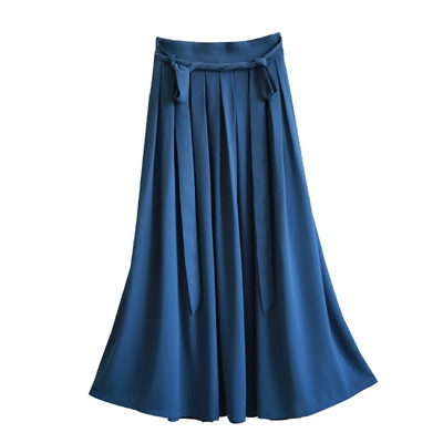 木兰歌 清水溪原创 传统汉服两片式裙子双层半身裙中长裙百褶裙女