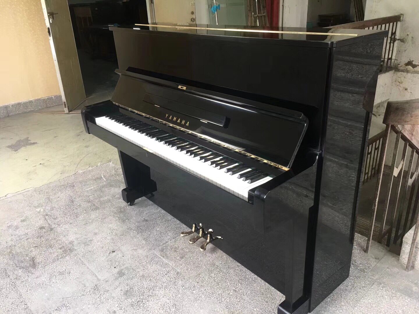 钢琴 成人 家用 雅马哈_日本原装进口立式钢琴雅马哈u1e成人家用初学