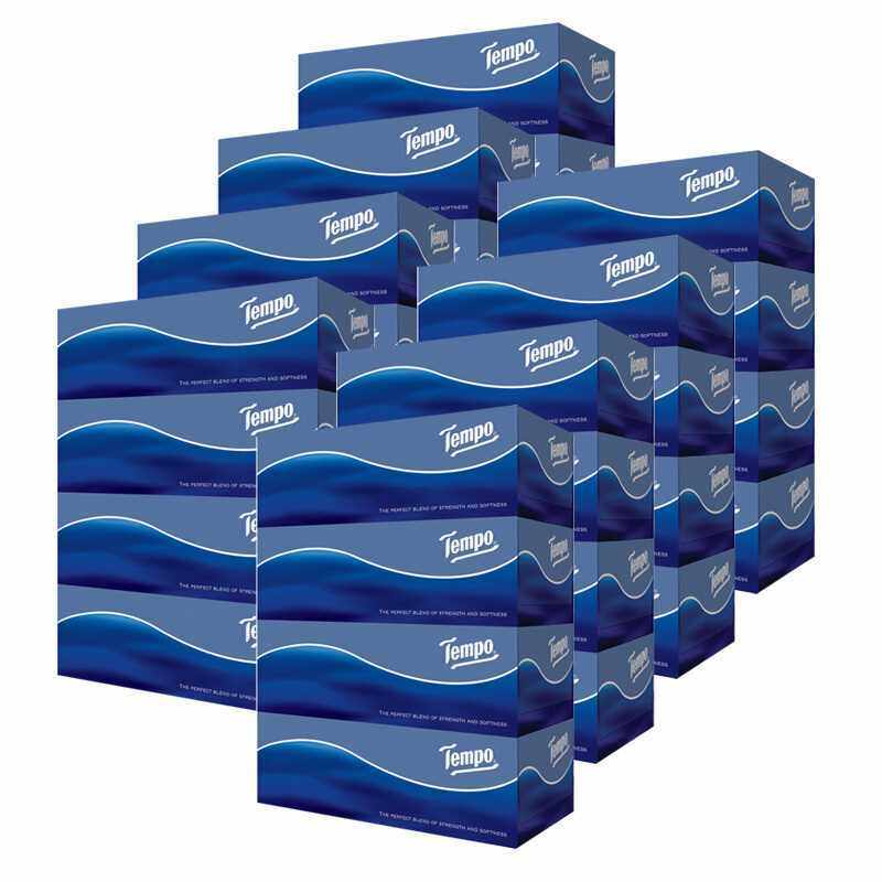 维达抽纸巾盒_得宝 tempo新款加厚维达天然无味硬盒装抽纸纸巾商务