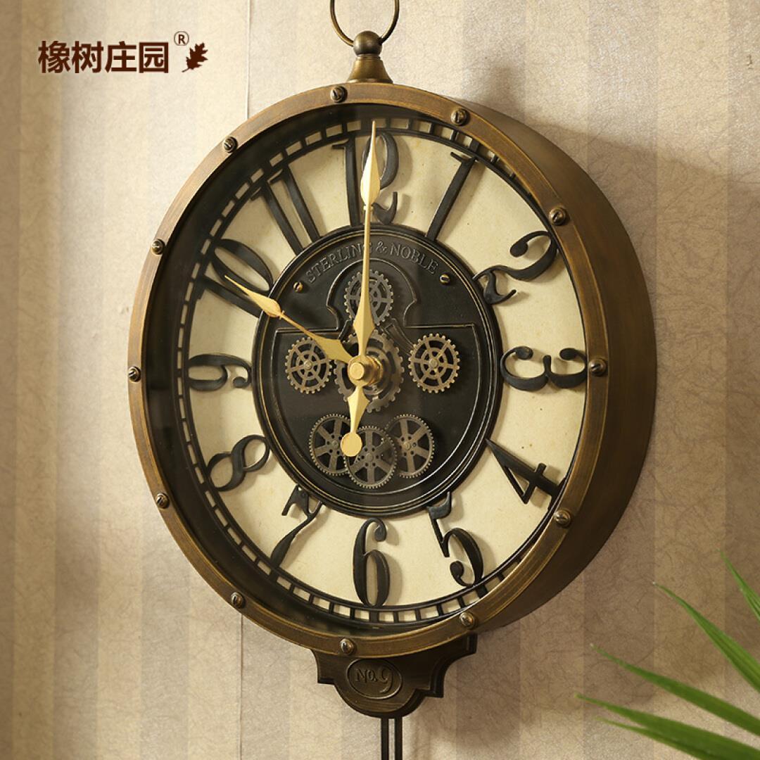 复古欧式挂钟壁挂双面时钟时尚价格质量 哪个牌子比较