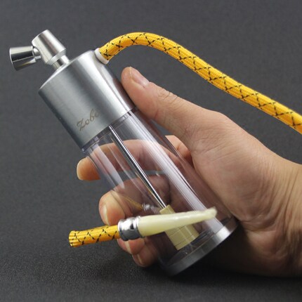 不锈钢水烟壶全套配件 大号水烟筒多层过滤 老式复古水烟斗水烟袋_7折