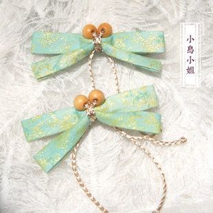 雀姬 小鸟小姐原创设计 金霜系列清新柔美小蜻蜓发饰