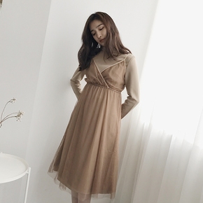 显瘦两件套套装裙