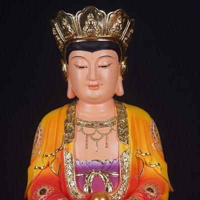 普陀山毗卢观音毗卢遮那佛毗卢观世音菩萨大日如来佛树脂佛像摆件