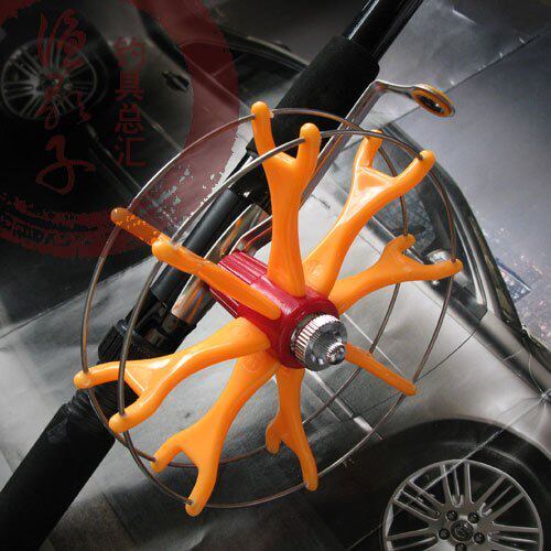 渔歌子渔具-6寸八卦轮手拨轮 鱼线轮 绕线器 渔线轮