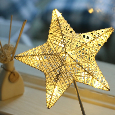 星星台灯小夜灯彩灯房间宿舍少女心装饰布置灯手工爱心灯ins寝室