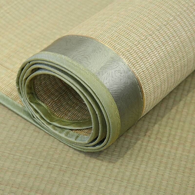 兰草席1.8米单双人床凉席1.5m夏季加厚1.35折叠纯天然蔺草席子1.