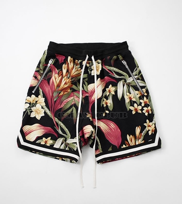 新品提前看 fear of god fog 第五季 限定版 花卉印花短裤
