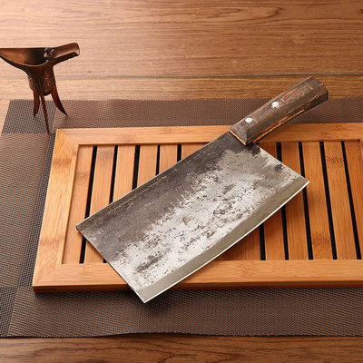 四川 成都正品楚家刀手工锻打夹钢菜刀切片刀锋利传统厨房家用老铁刀