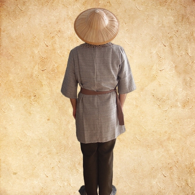 男士古装樵夫渔夫船夫阮小六古代百姓日常服装舞台演出戏服出租