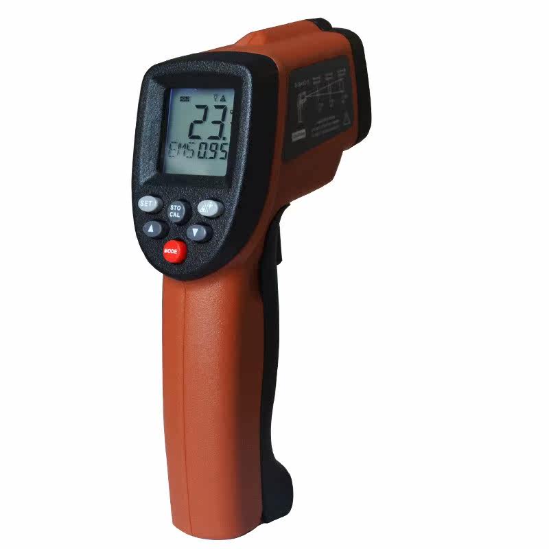 高精度室外感温室温温控器温湿度计温控测量手持通用红外测温仪