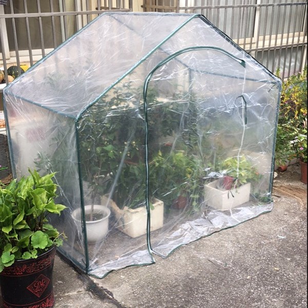 花棚暖房育苗阳台庭院遮雨种植冬季温室防冻保暖保温罩小花房暖棚