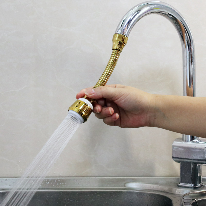 水龙头安装净化器洗菜盆软管小型净水头嘴双龙头水喷头网嘴水管