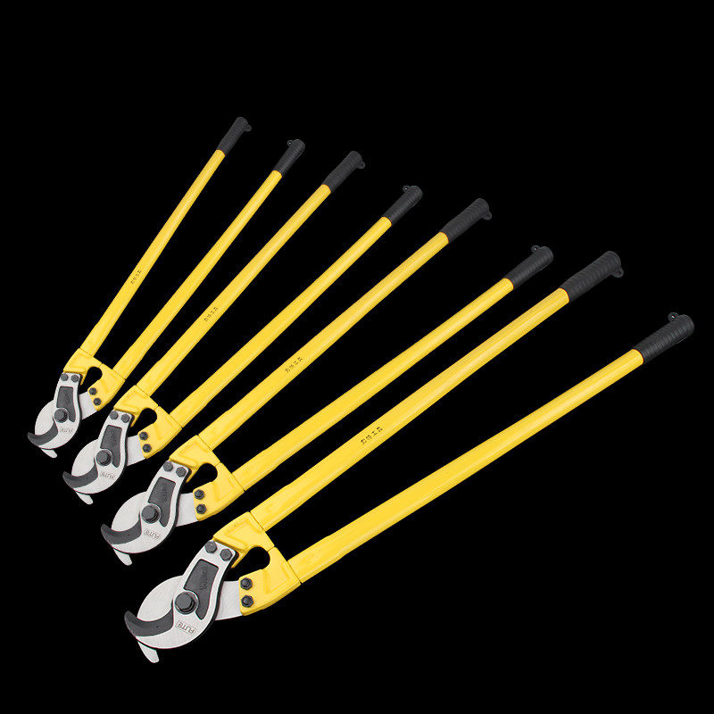 弗特大头电缆剪6寸 8寸10寸铜线剪刀断电线钳电工电线剪手动工具