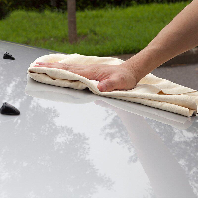 毛巾鹿皮擦车巾鸡皮布超细擦车玻璃布无痕清洁车窗专用车内人造