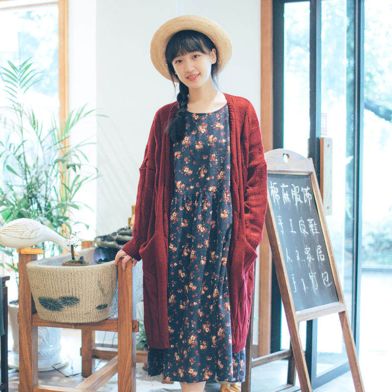 森女风吹进这个季,这样搭让早春充满生机