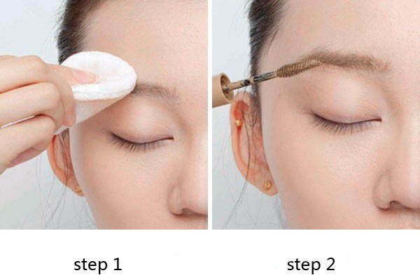 用染眉膏画眉美哭你!